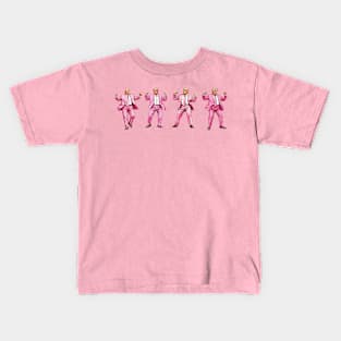 Dancing Trump Pink Funny Trump Dance Kids T-Shirt